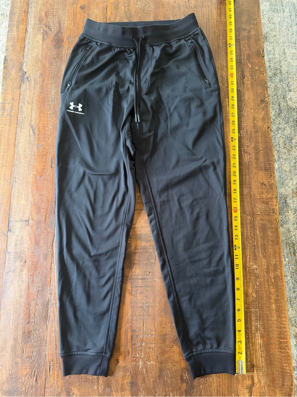 Under Armour Black Men's Logo Zip Joggers